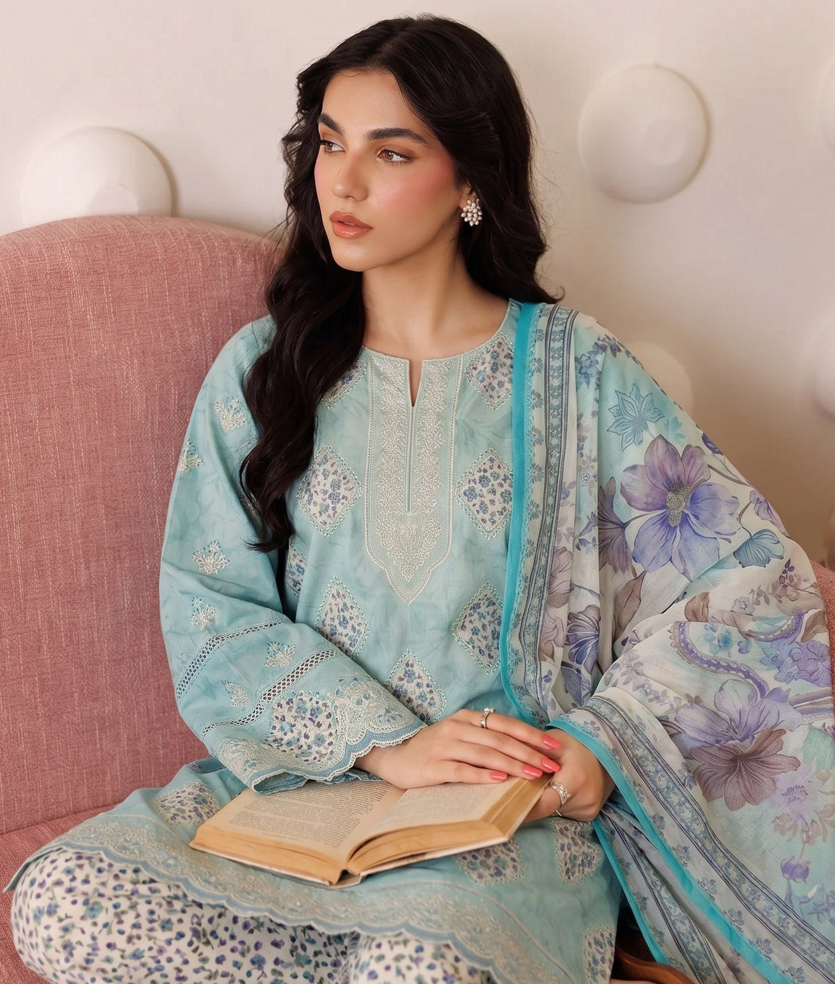 Aalaya Special Edition - Aqua Floral
