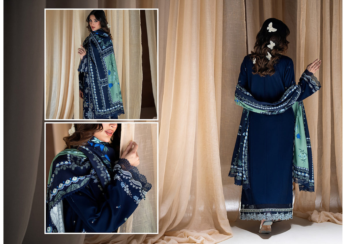 Coral Rangrez - Navy Blue