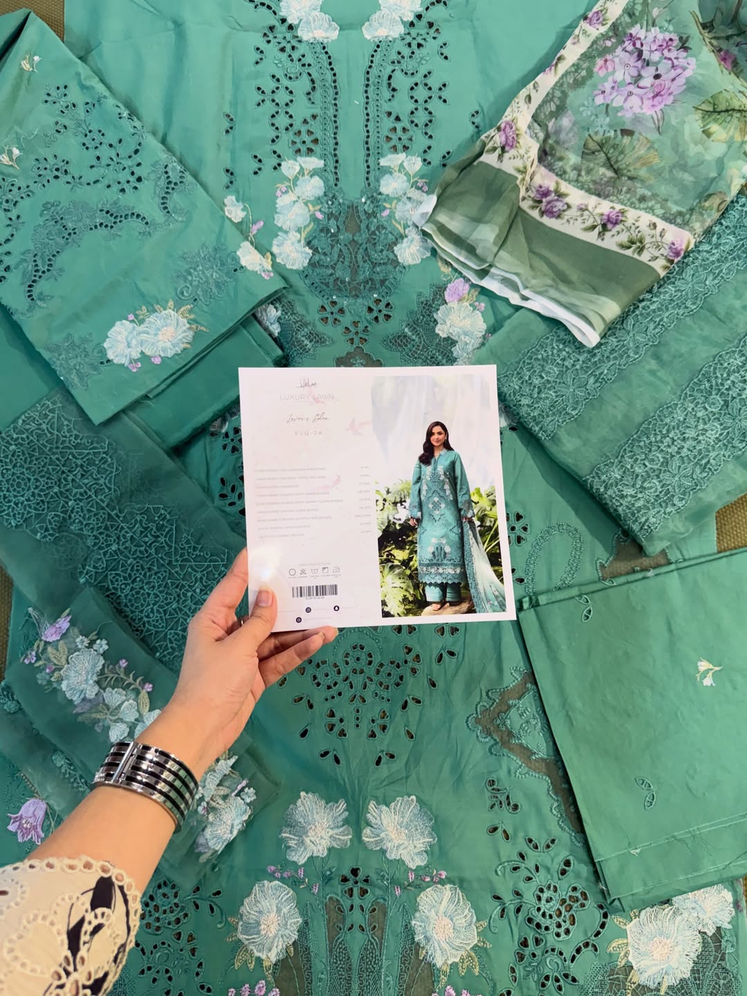 ELQ-2A LOVER'S EDEN | Elaf Premium Luxury Lawn II '26