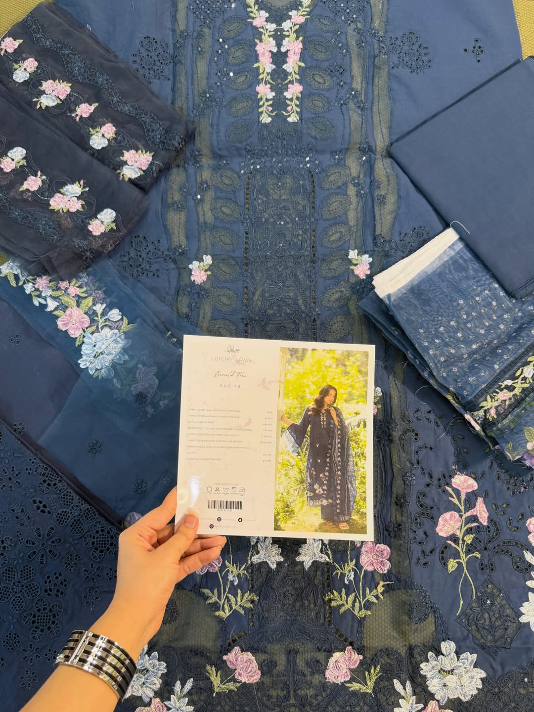 ELQ-3B EMERALD FERN | Elaf Premium Luxury Lawn II '26