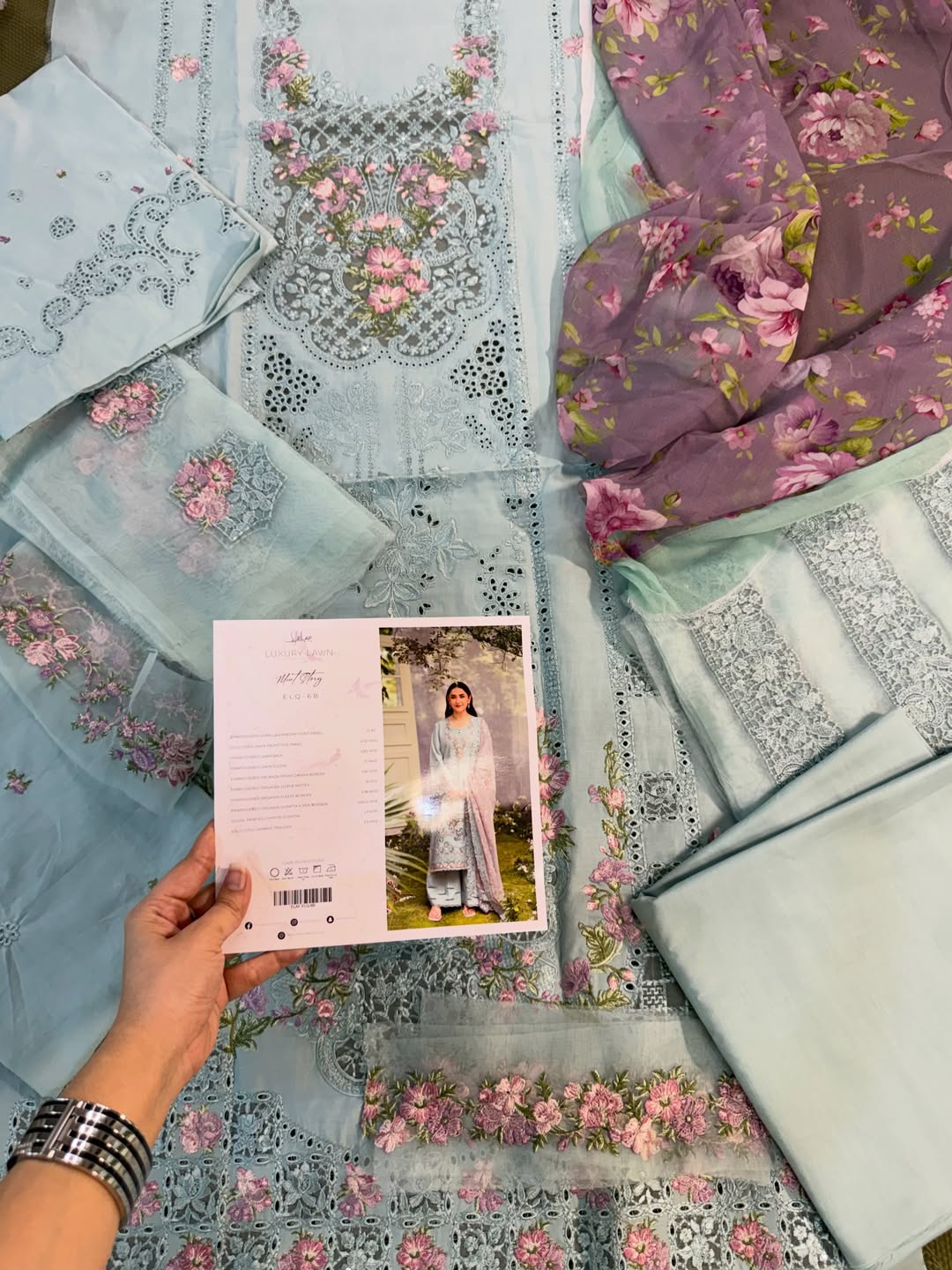 ELQ-6B MINT STORY | Elaf Premium Luxury Lawn II '26