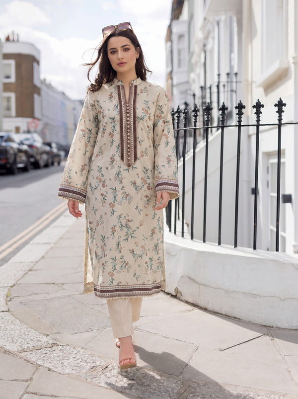 OLL18 | Coco By Safwa | 2 PC UNSTITCHED LAWN
