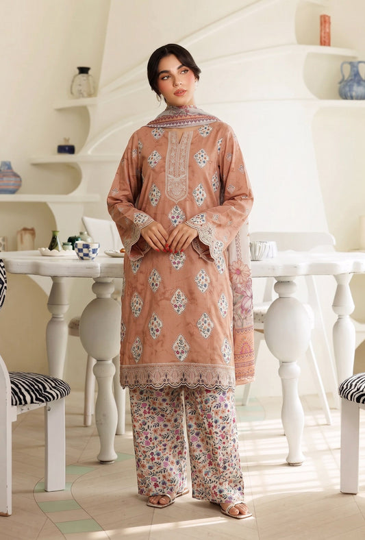 Aalaya Special Edition - Peach Paisley
