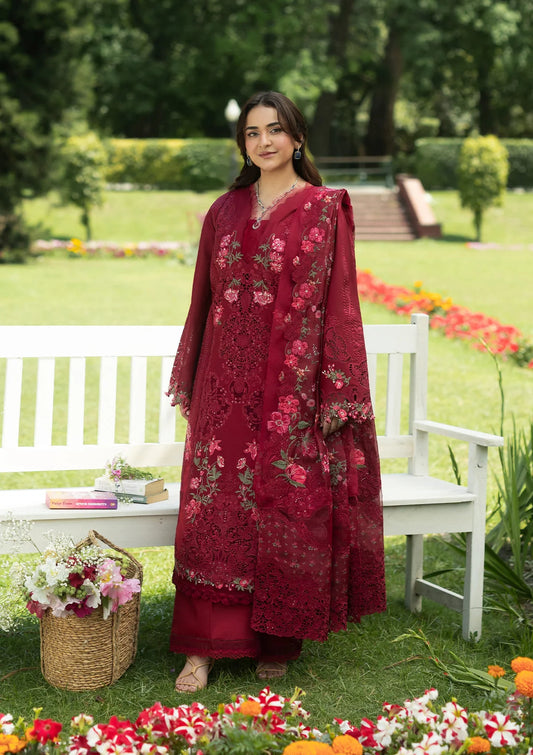 ELQ-4A FALLING PETALS | Elaf Premium Luxury Lawn II '26