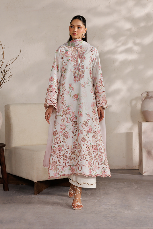 IBE-04 Embroidered Lawn | IZNiK Festive Lawn '26