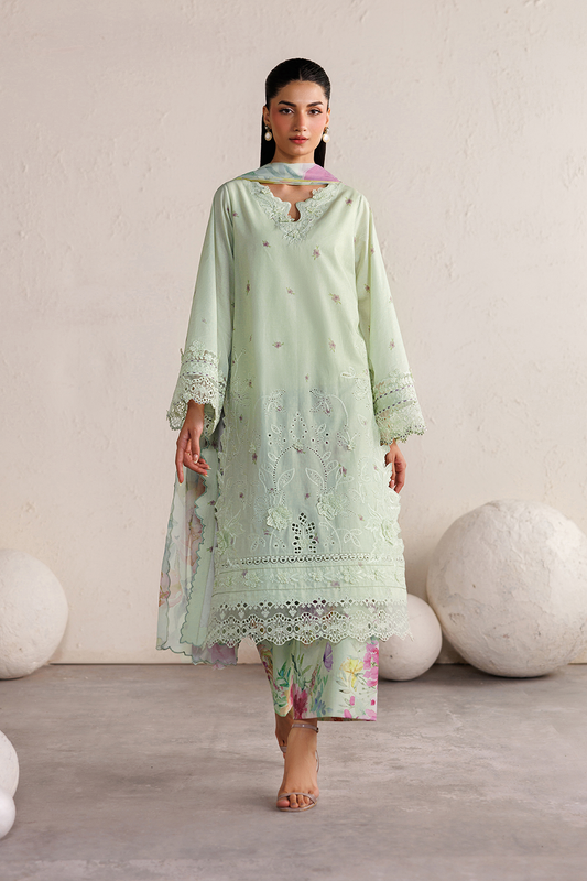 IBE-06 Embroidered Lawn | IZNiK Festive Lawn '26