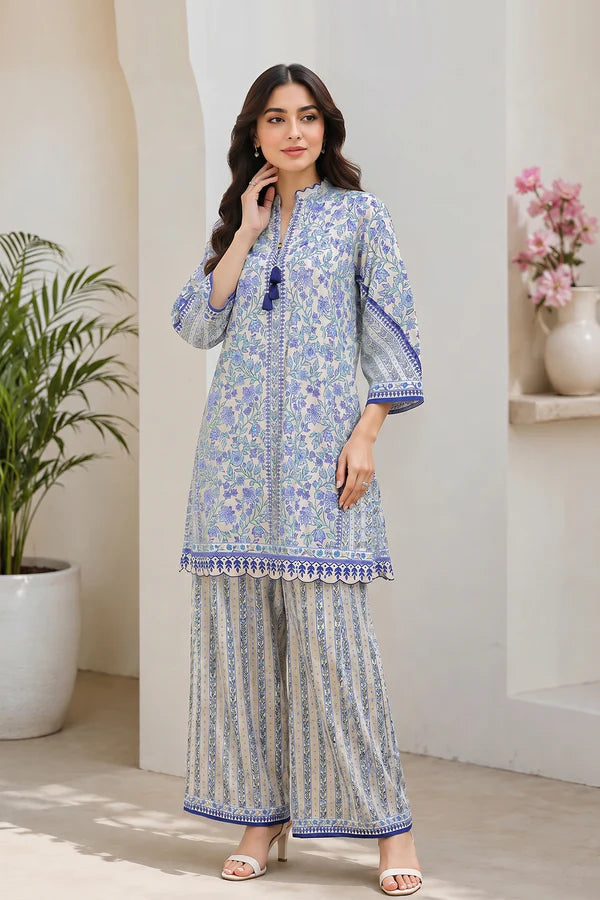 Bluebell Porcelain - Sahar | Two Piece Lawn