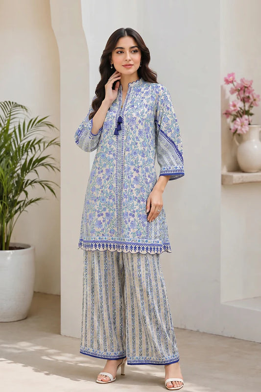 Bluebell Porcelain - Sahar | Two Piece Lawn