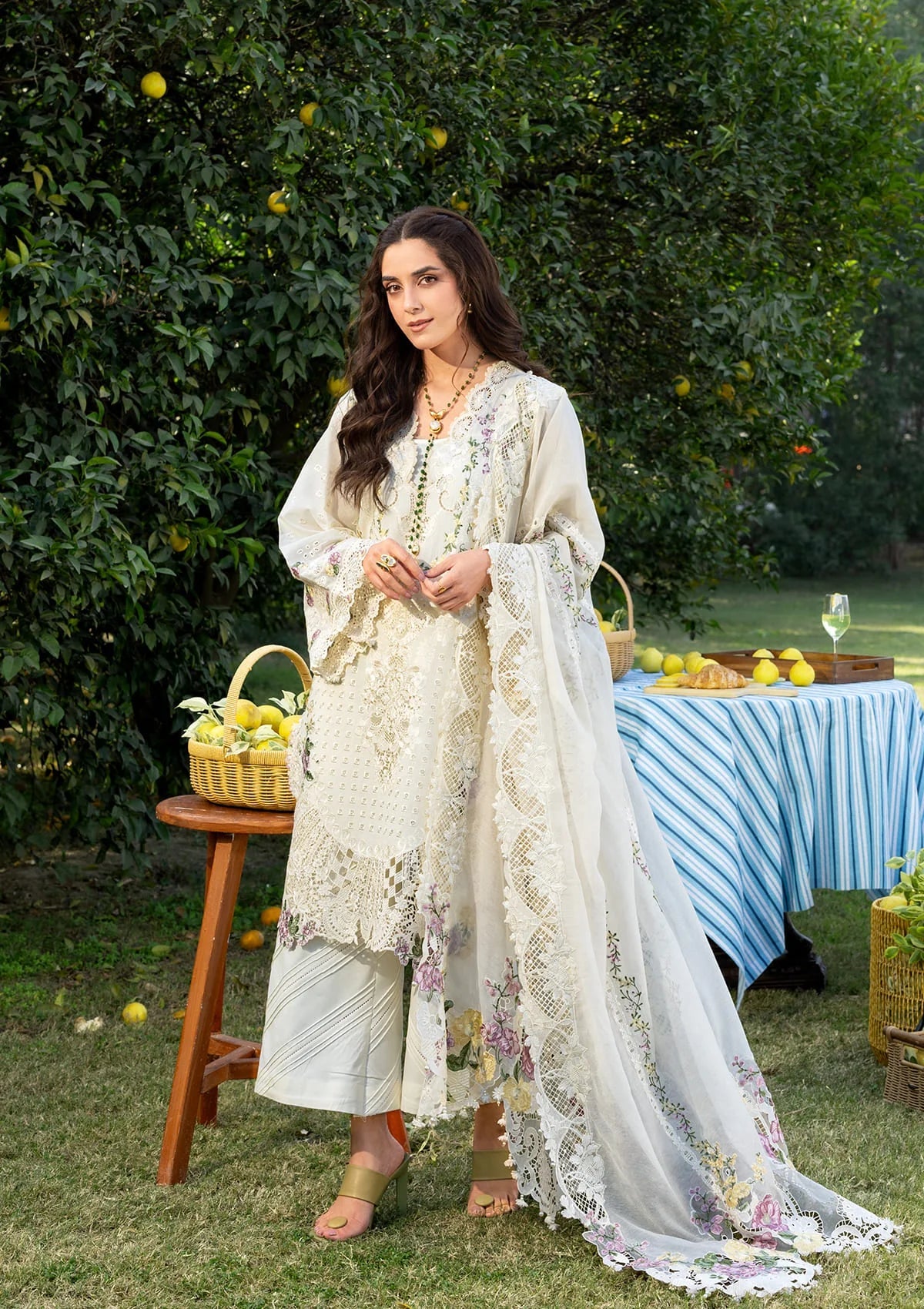 ELY-3A PERLE | Elaf Luxury Lawn'26