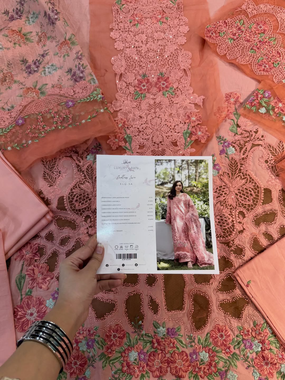 ELQ-5A ENDLESS LOVE | Elaf Premium Luxury Lawn II '26