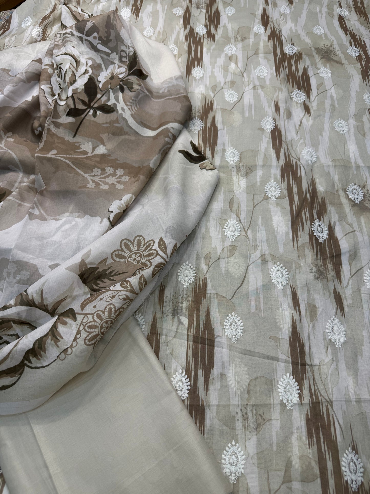 Sand Dune | Unstitched 3-Piece Summer Lawn | IKAT Blossom