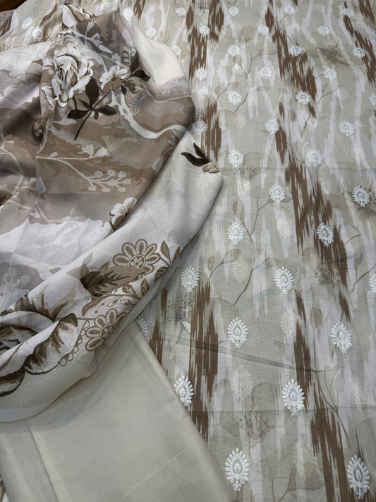 Sand Dune | Unstitched 3-Piece Summer Lawn | IKAT Blossom