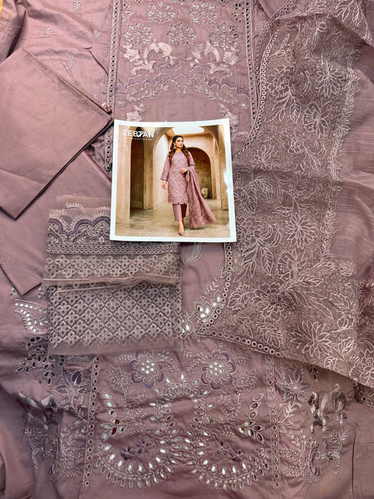 Tea Rose ZB2 | Zebtan Luxury Lawn '26