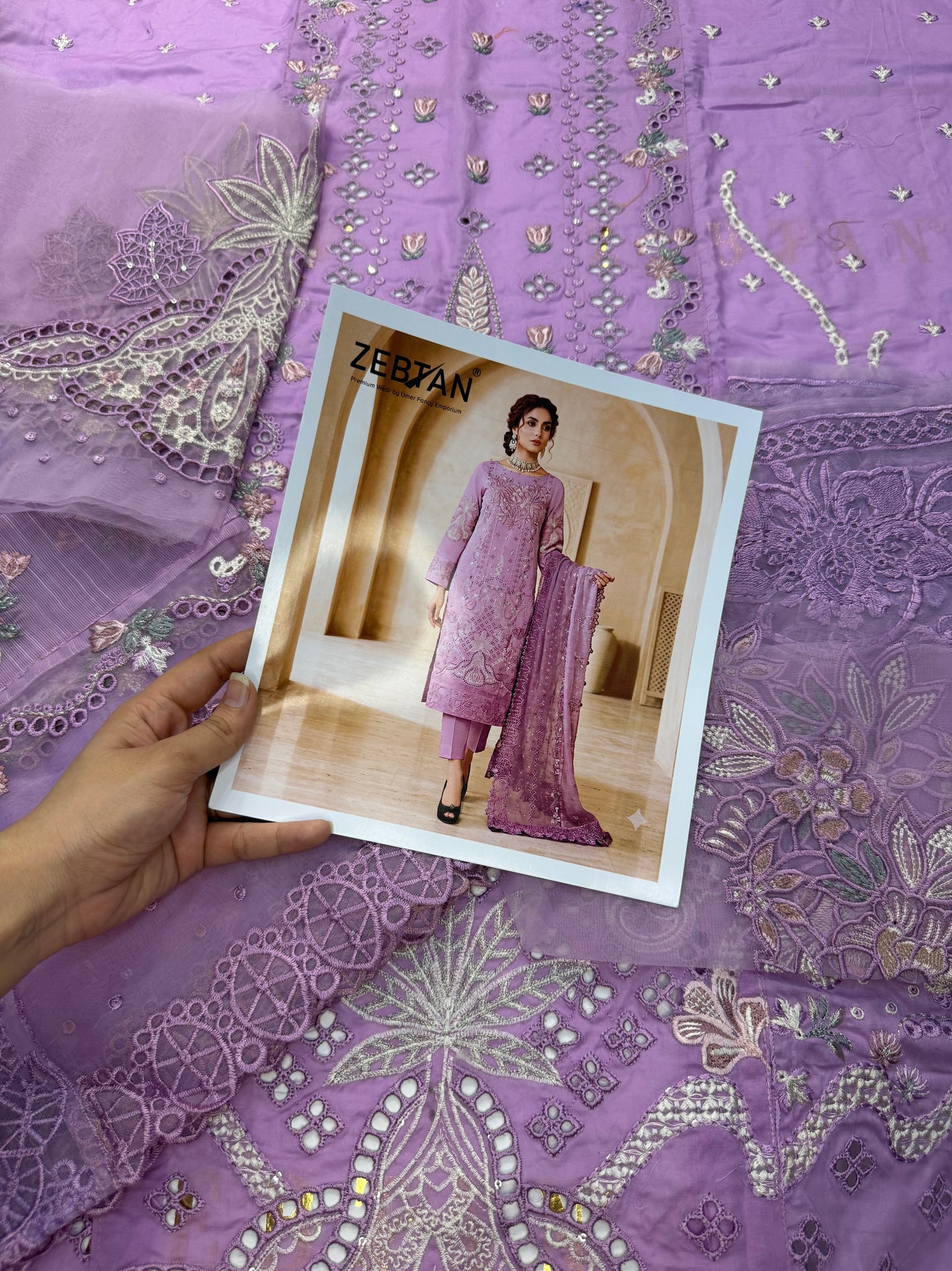 Lavender ZB4 | Zebtan Luxury Lawn '26