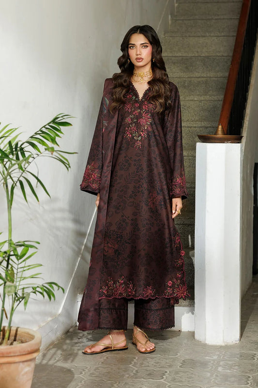 IPF-29 Embroidered Printed Viscose Linen | IZNIK