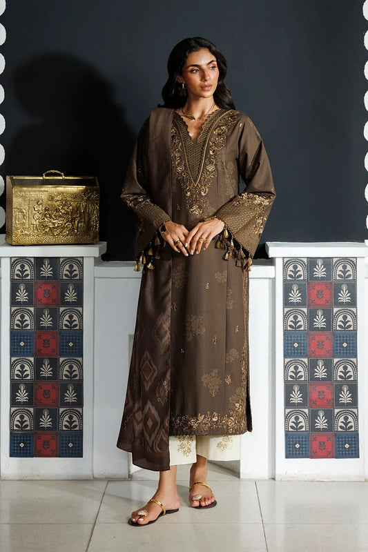 IPF-25 Embroidered Printed Viscose Linen | IZNIK