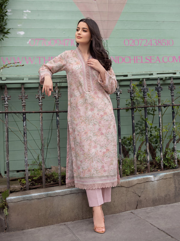 OLL15 | Coco By Safwa | 2 PC UNSTITCHED LAWN
